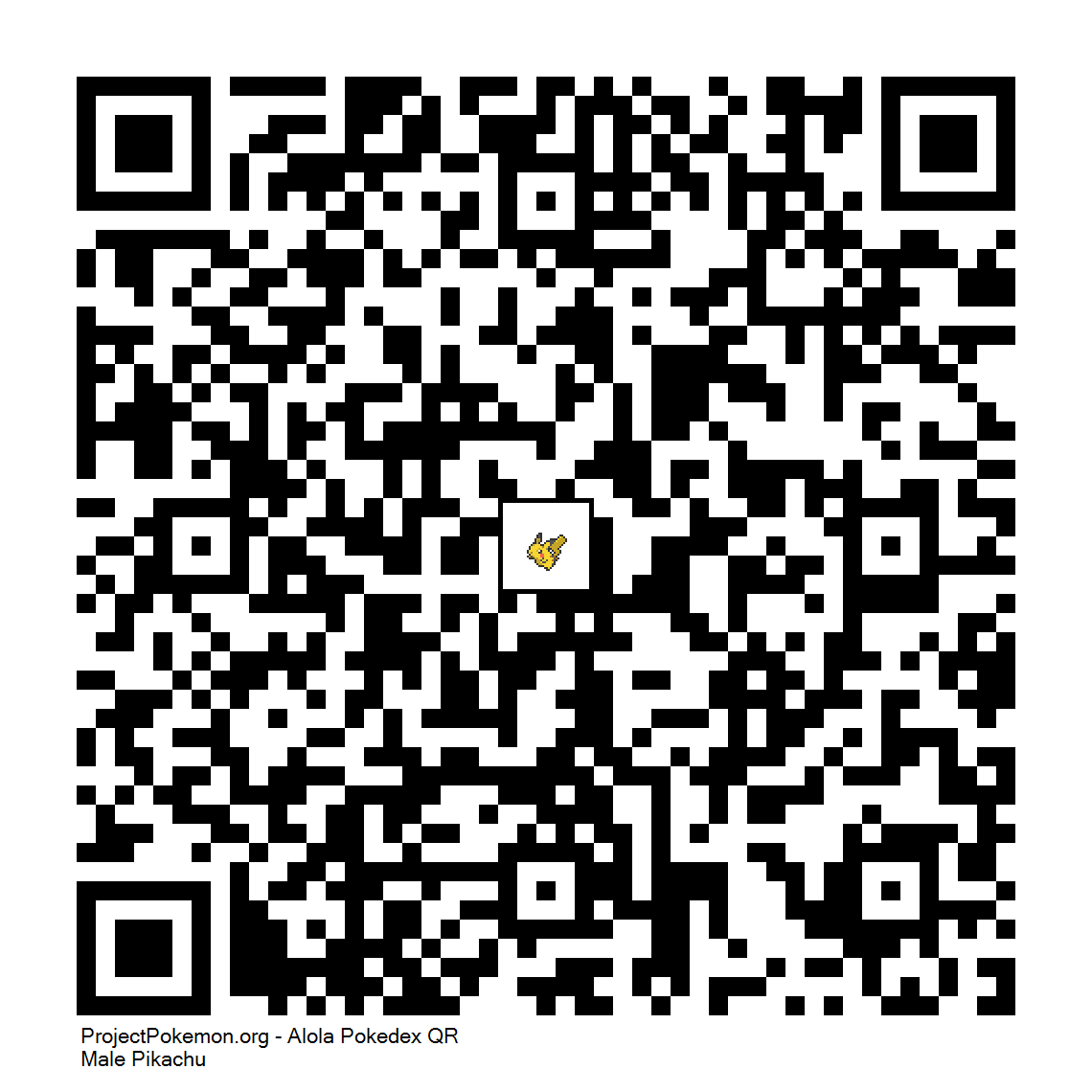 Cdigo QR de Pikachu